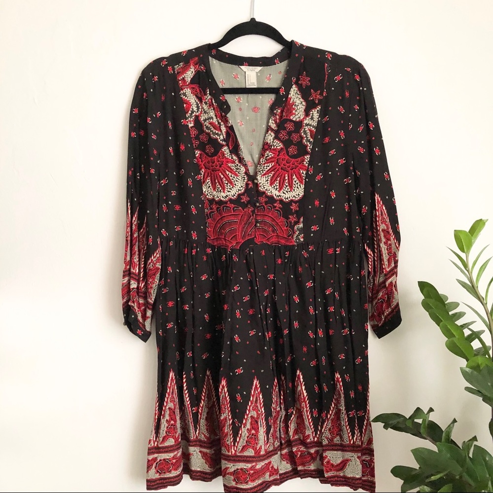FOREVER 21 3/4 Sleeve Tunic Dress